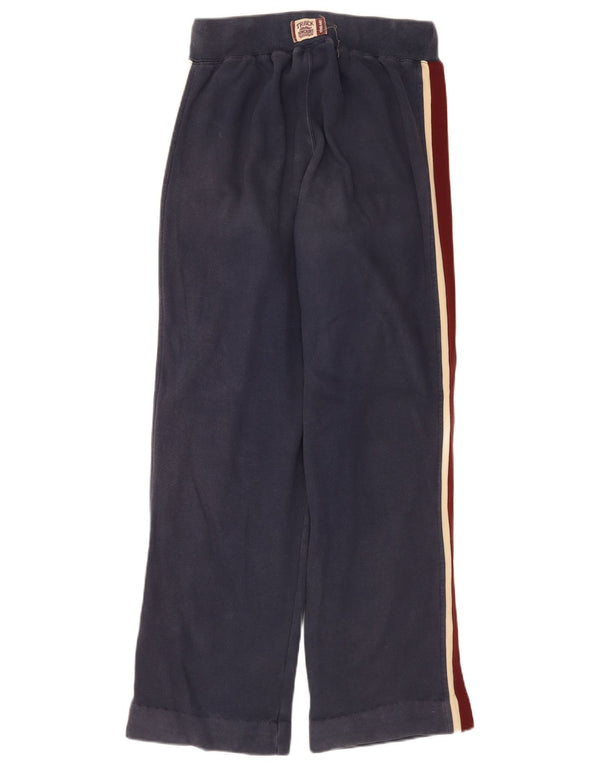 Pantaloni da tuta grafica Nike da uomo piccoli in cotone color block blu navy