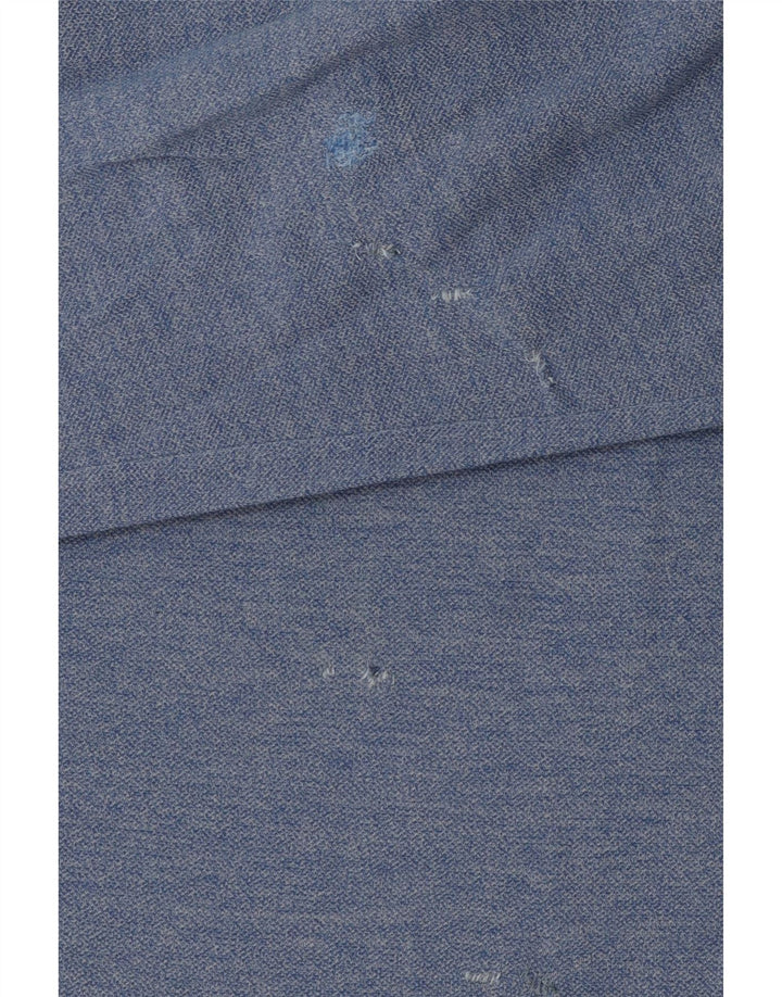 Polo da uomo a maniche lunghe Lacoste taglia 3 piccola in cotone blu