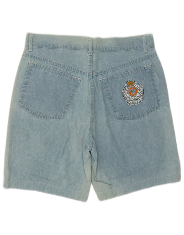 Pantaloncini di jeans da uomo Mash W33 cotone blu medio