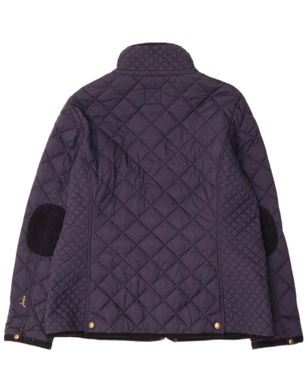 Giacca trapuntata da donna Joules UK 18 XL blu navy in poliammide