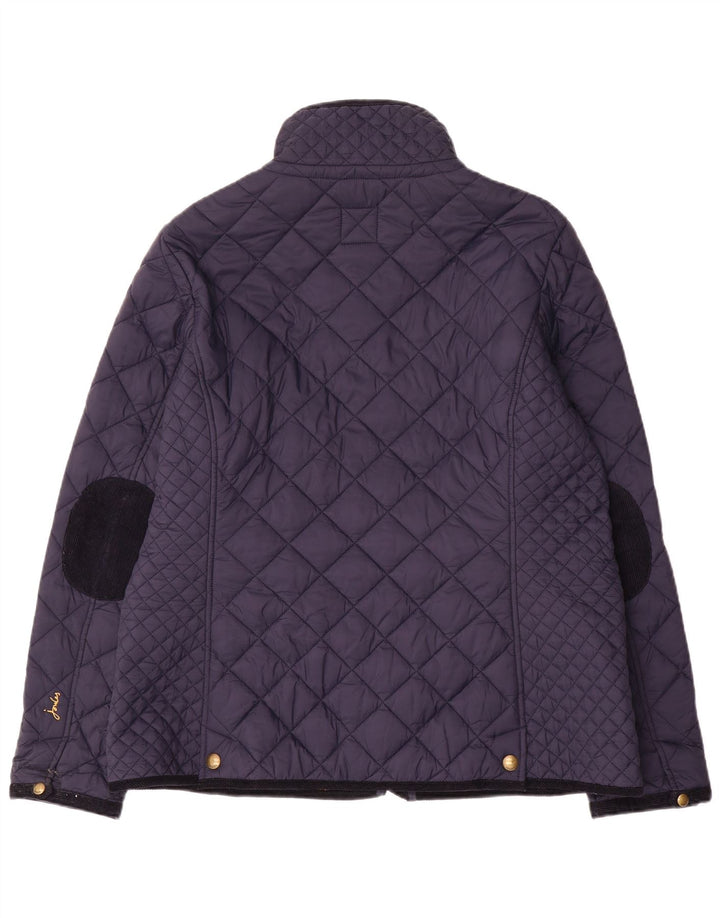 Giacca trapuntata da donna Joules UK 18 XL blu navy in poliammide