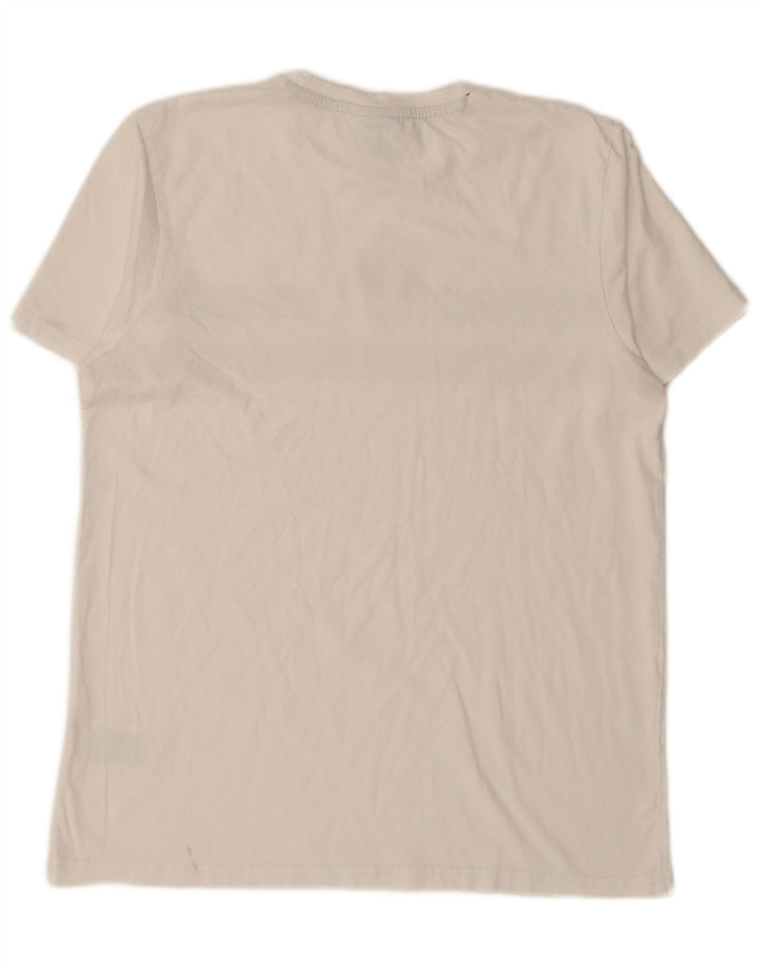 ELLESSE T-shirt grafica da uomo Top in cotone bianco medio