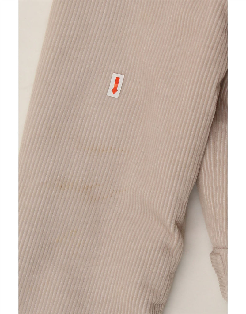 MISS SELFRIDGE Womens Shearling Corduroy Jacket UK 10 Small Beige Cotton Vintage Miss Selfridge and Second-Hand Miss Selfridge from Messina Hembry 