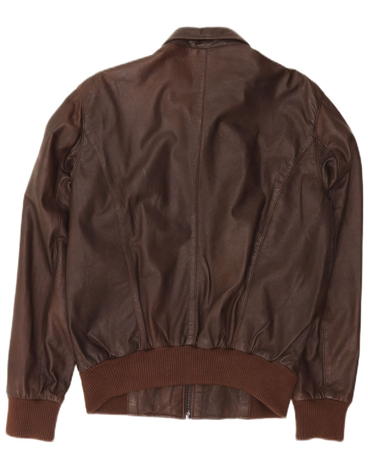 Giubbotto Pelle Uomo Conbipel IT 46 Small Pelle Marrone