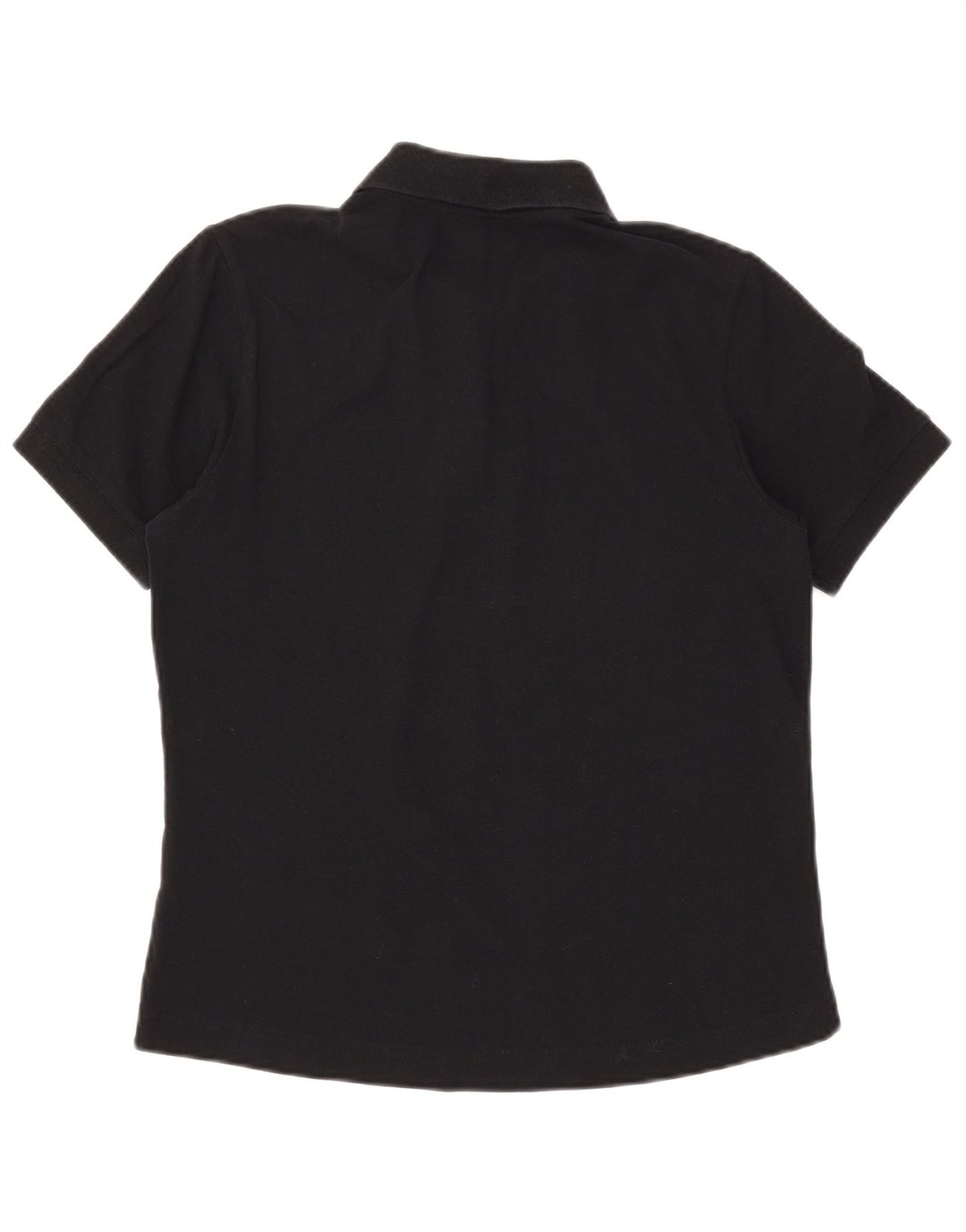 Polo Kappa da donna UK 14 media cotone nero