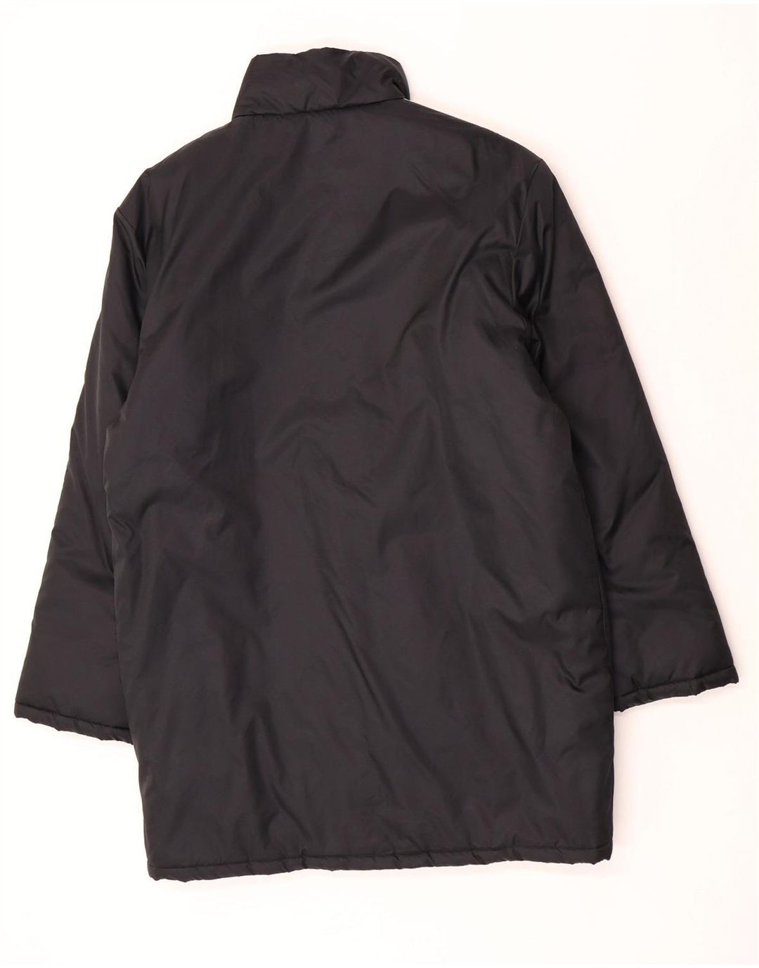 Cappotto imbottito con grafica Adidas da uomo UK 38/40 nylon nero medio
