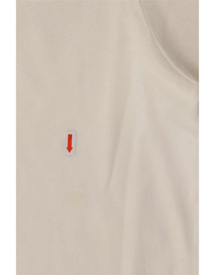Polo da uomo LACOSTE taglia 6 XL in cotone bianco