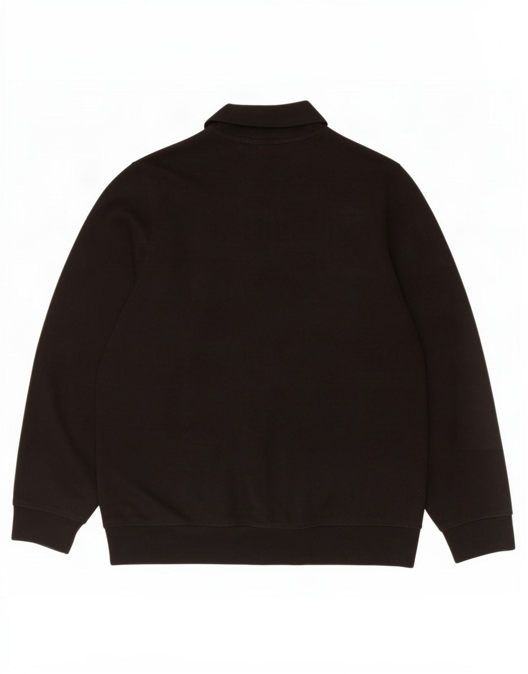 Felpa Lacoste da uomo con vestibilità classica e collo con zip, taglia 5 grande, nera