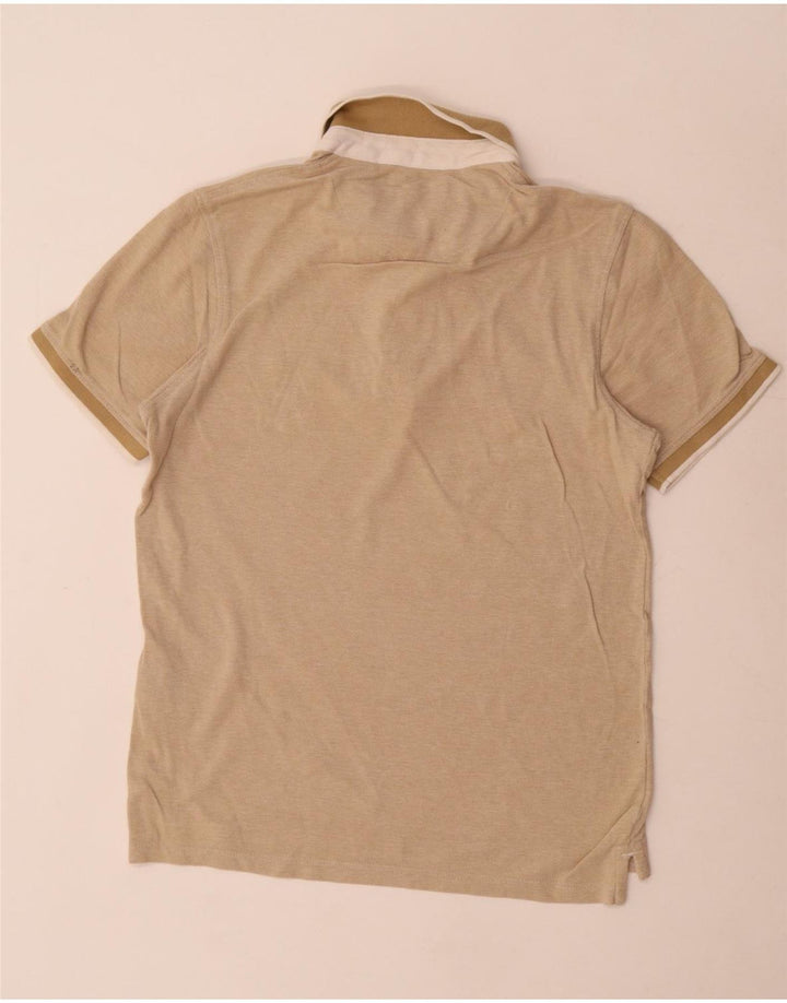 Polo da uomo Jack & Jones piccola in cotone beige