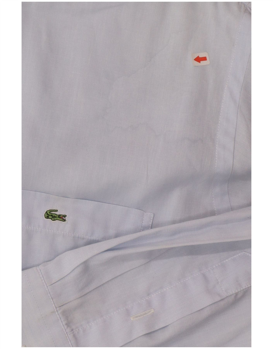 Camicia da uomo Lacoste taglia 42 grande cotone blu
