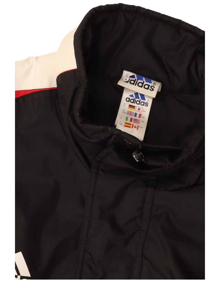 Giacca a vento da uomo ADIDAS UK 46/48 XL Poliammide color block nero