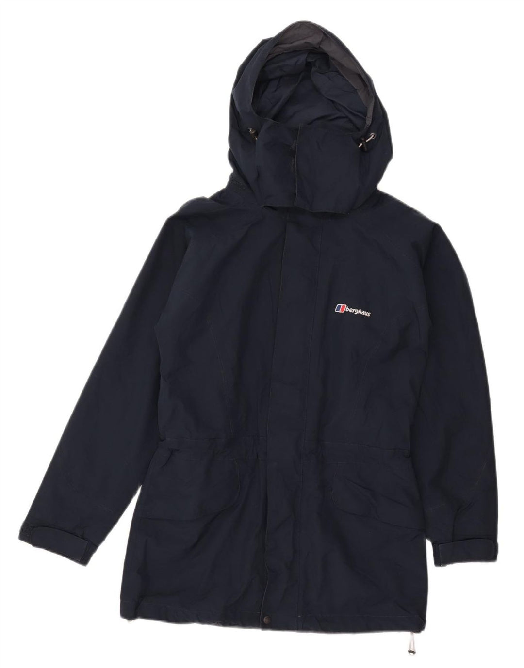 Giacca antipioggia con cappuccio da donna Berghaus UK 8 Small poliestere blu navy