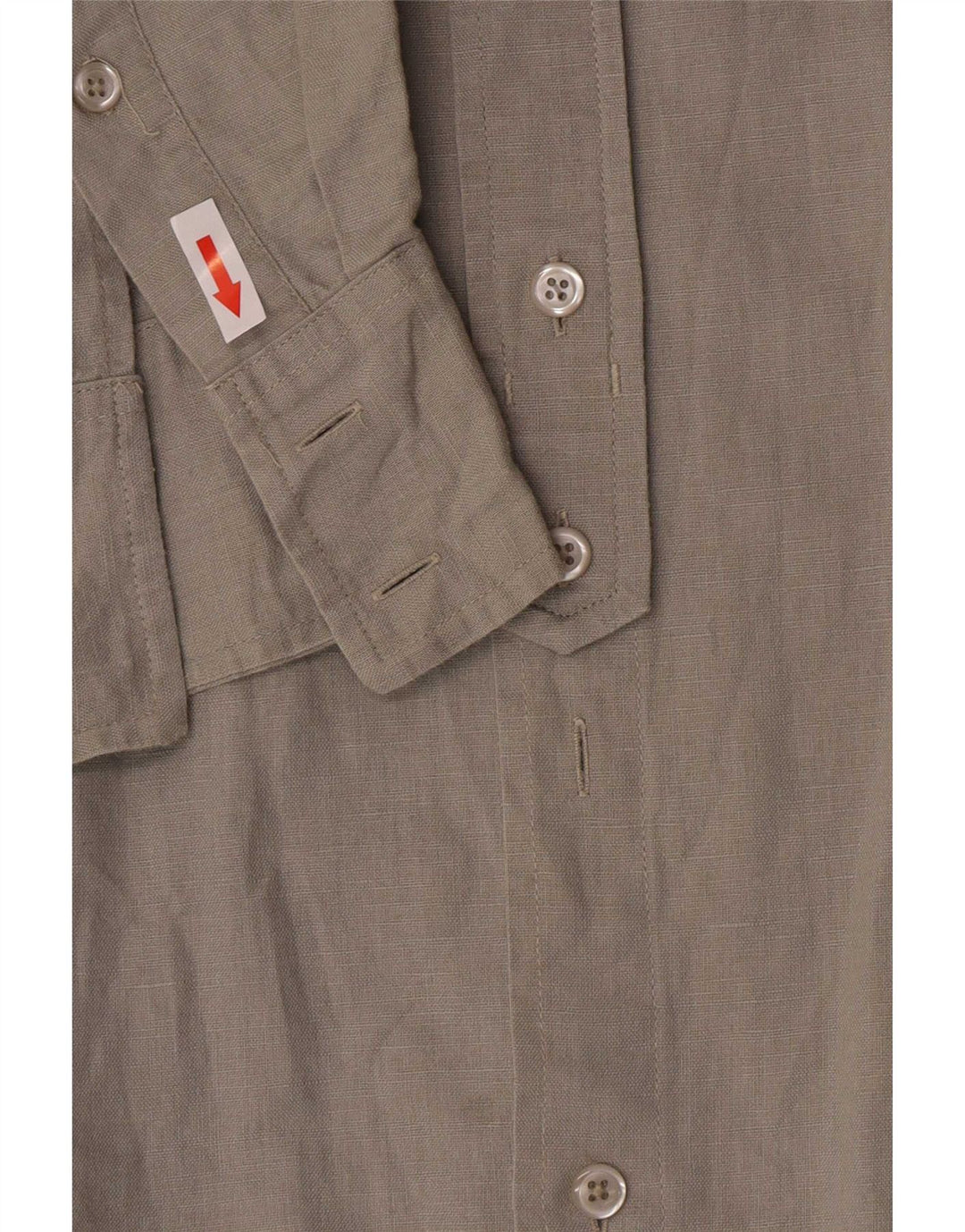 Camicia da uomo Marlboro Classics Large in lino grigio