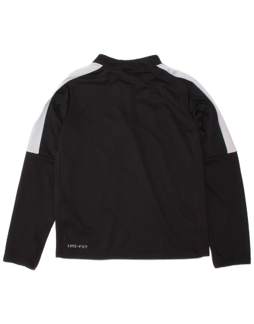 Top della tuta pullover Nike da ragazzo Dri Fit 4-5 anni Small Black Colourblock
