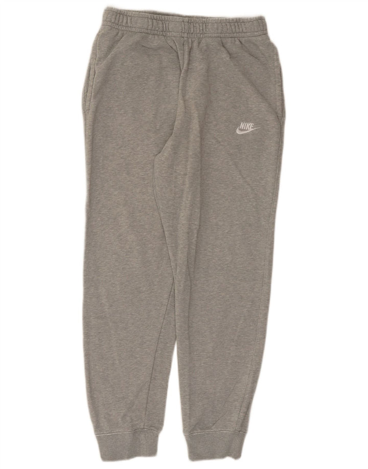Pantaloni da tuta da uomo Nike Joggers in cotone chiazzato grigio medio