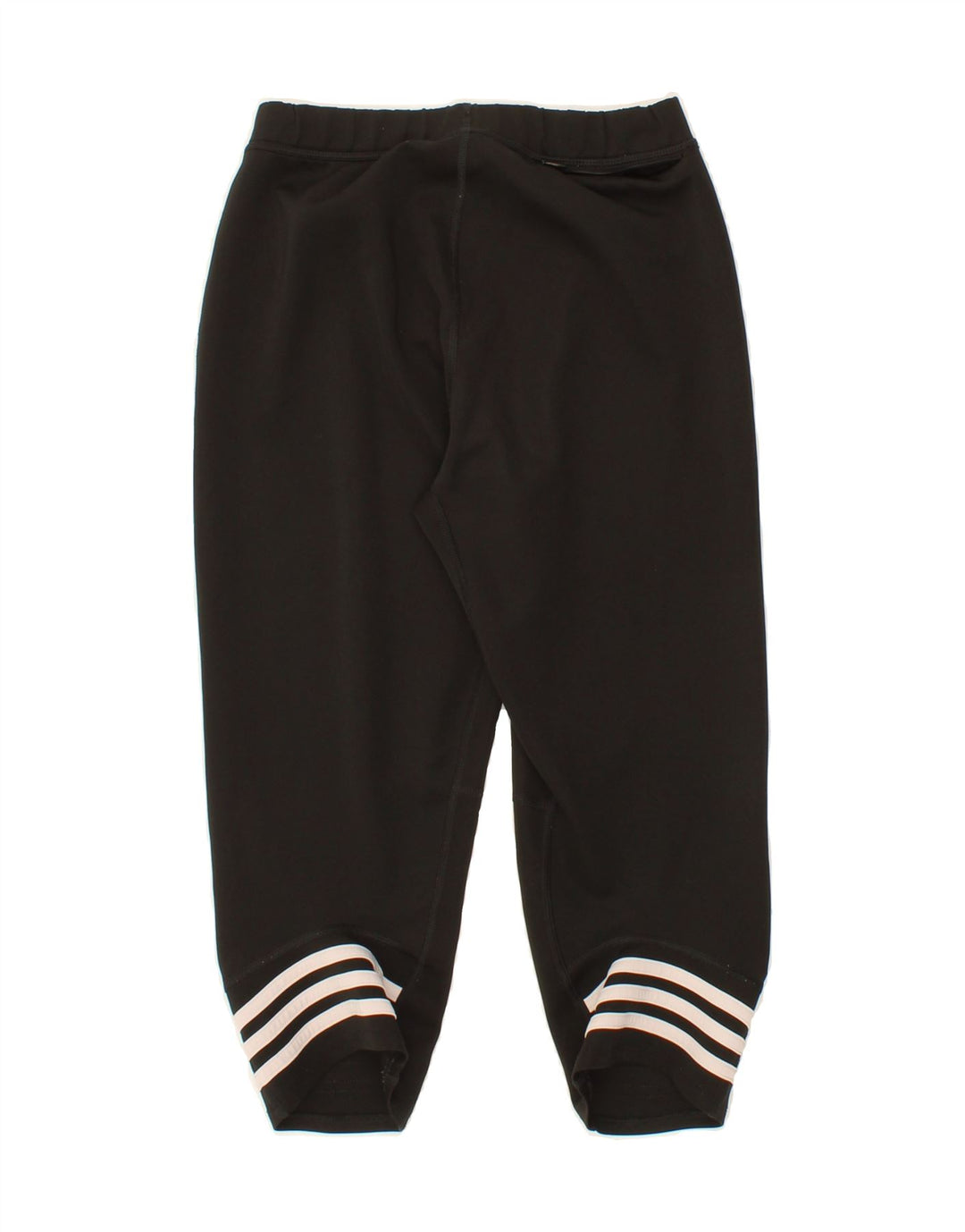 ADIDAS Womens Response Capri Tracksuit Trousers UK 8 Small  Black Vintage Adidas and Second-Hand Adidas from Messina Hembry 