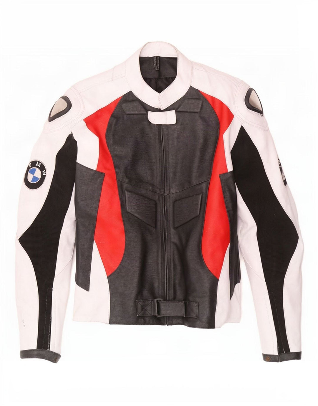 Giacca da pilota in pelle da uomo BMW UK 42 XL multicolore Colourblock