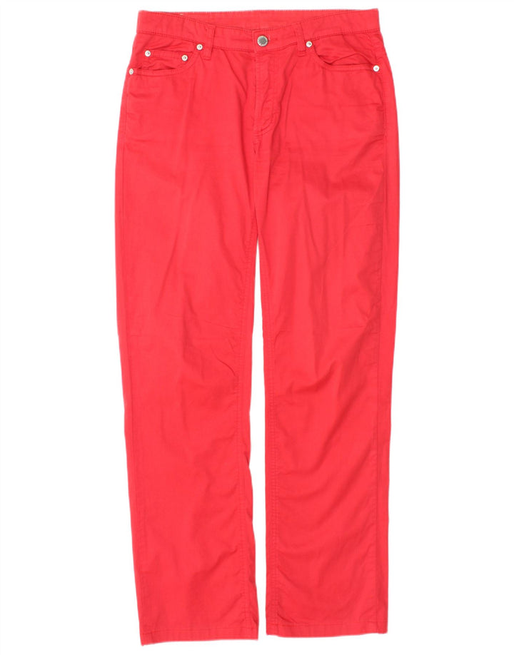 GANT Pantaloni casual dritti Carol da donna, vestibilità regolare, W28 L29, cotone rosso