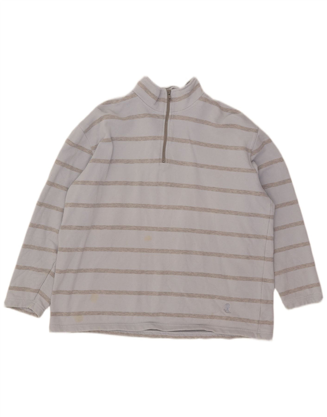 Felpa oversize da donna Ralph Lauren UK 12 a righe blu medio