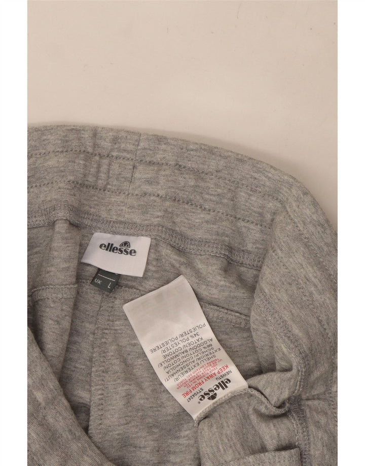 Pantaloni da tuta da uomo ELLESSE Large in cotone grigio