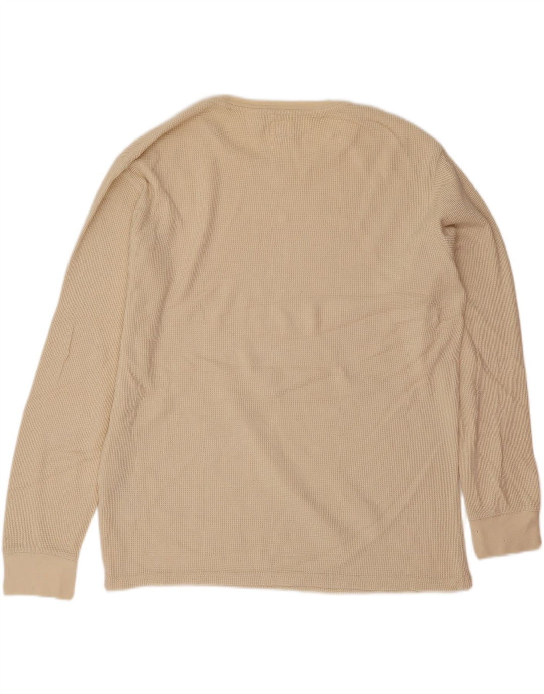 Levi's Mens Loose Fit Top manica lunga grande cotone beige