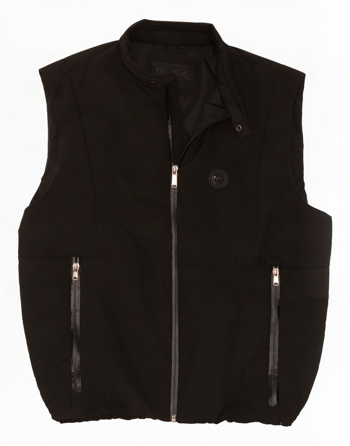 Gilet imbottito da uomo Michael Kors UK 38 medio poliestere nero