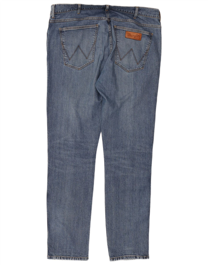 Jeans Wrangler Larston Slim da uomo W38 L34 cotone blu