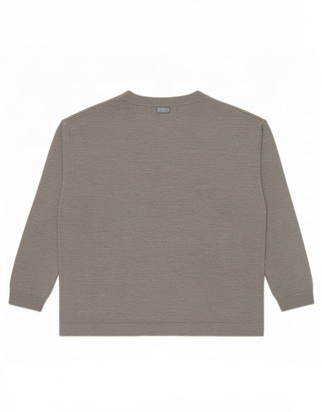 Maglione oversize con scollo a V da donna Marks & Spencer UK 10 piccolo grigio