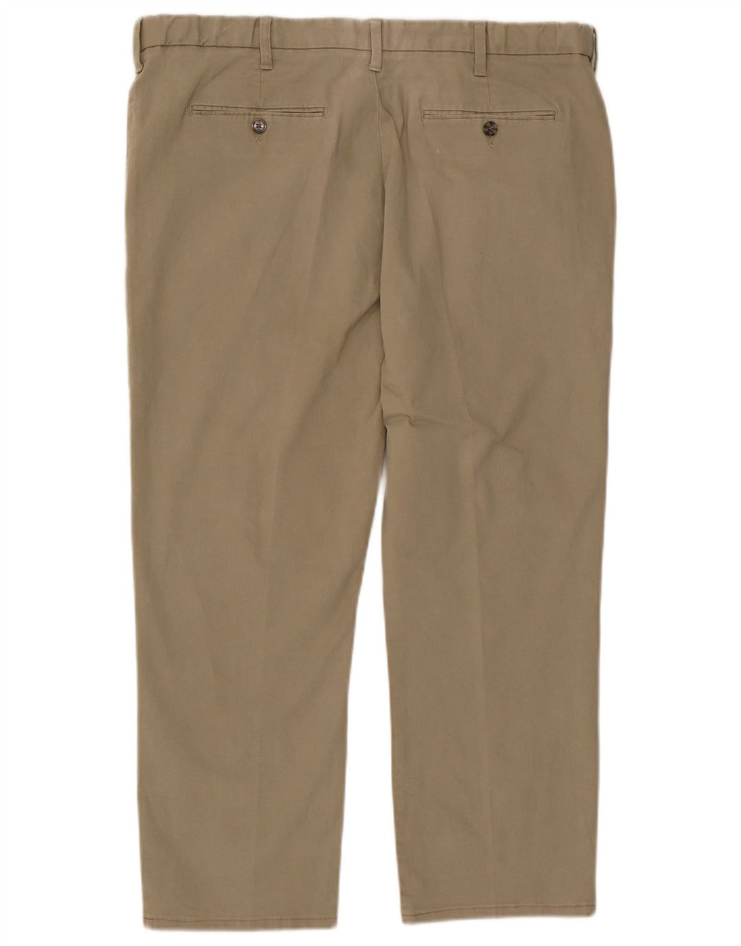 Pantaloni chino regolari da uomo Marks & Spencer W40 L29 cotone beige