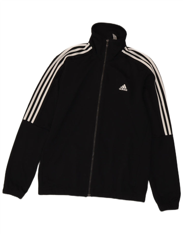 Giacca da tuta da uomo ADIDAS UK 42/44 grande poliestere nero