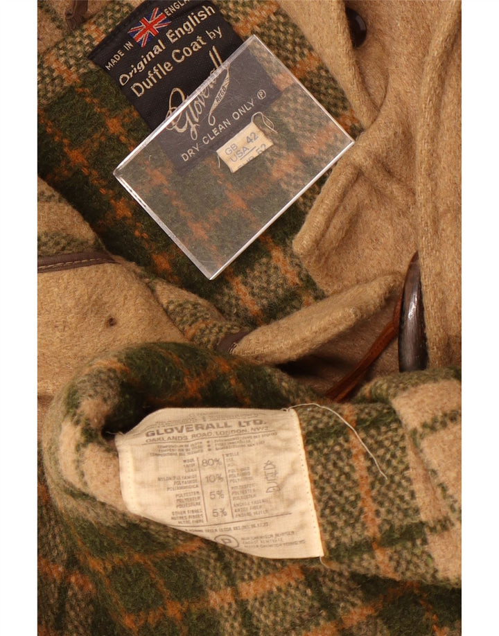 Montgomery con cappuccio da donna Gloverall UK 42 XL Beige Lana
