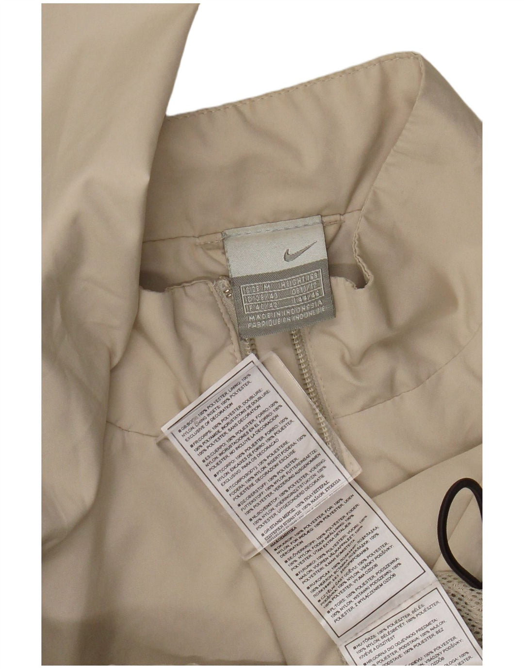 Giacca da tuta da donna Nike UK 10/12 Colorblock beige medio