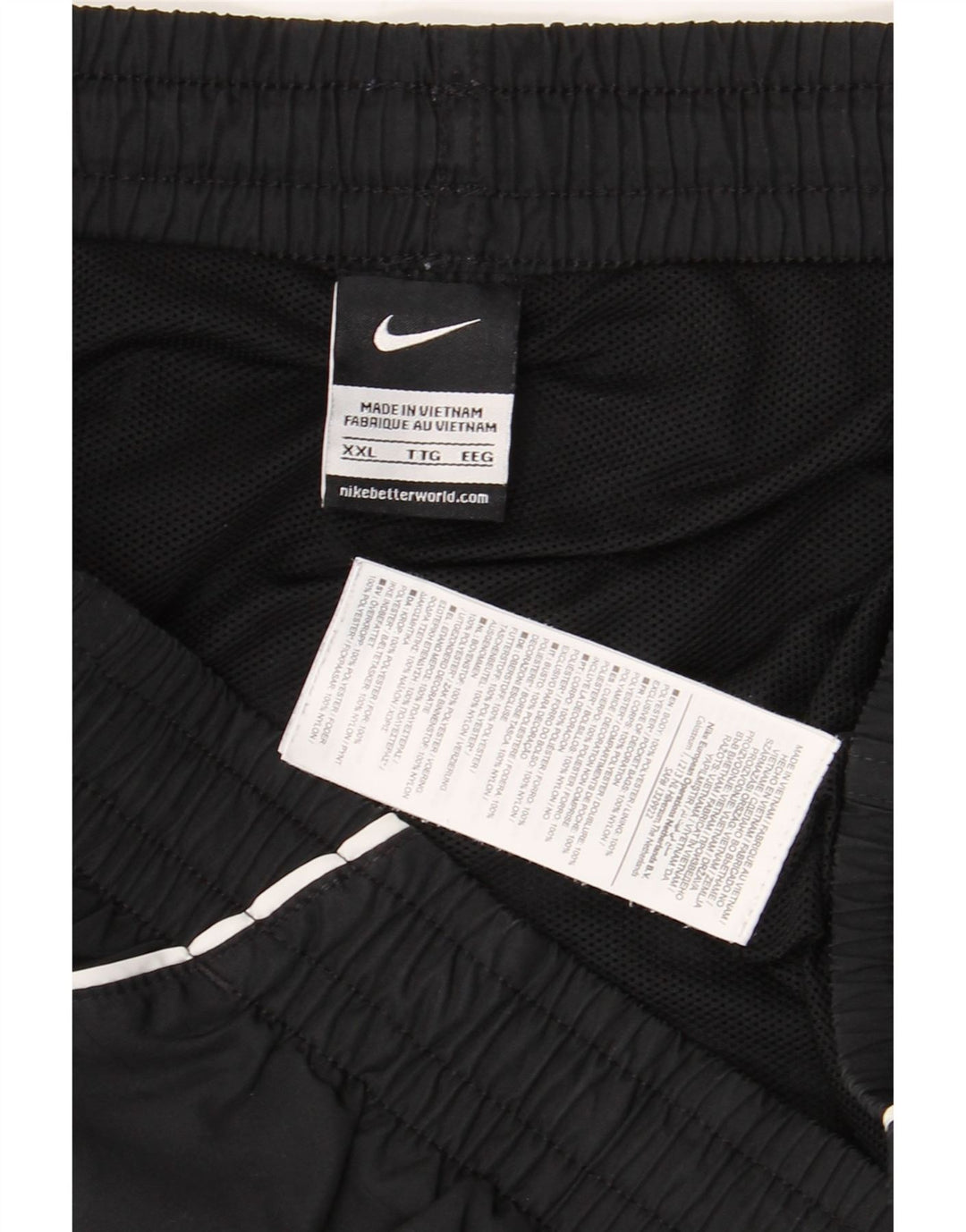 Pantaloncini sportivi grafici Nike da uomo 2XL poliestere nero