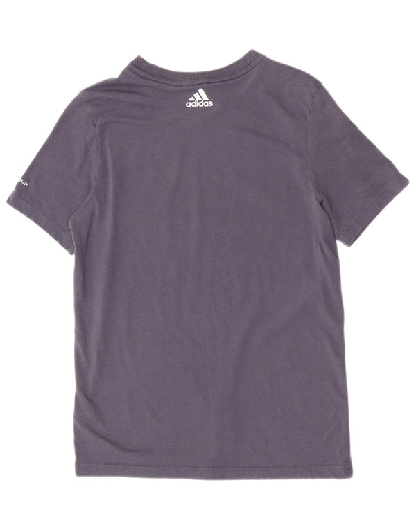 Maglietta Adidas Regular da ragazzo con grafica 13-14 anni in poliestere blu navy