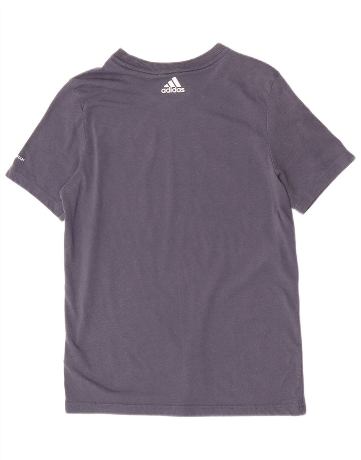 Maglietta Adidas Regular da ragazzo con grafica 13-14 anni in poliestere blu navy