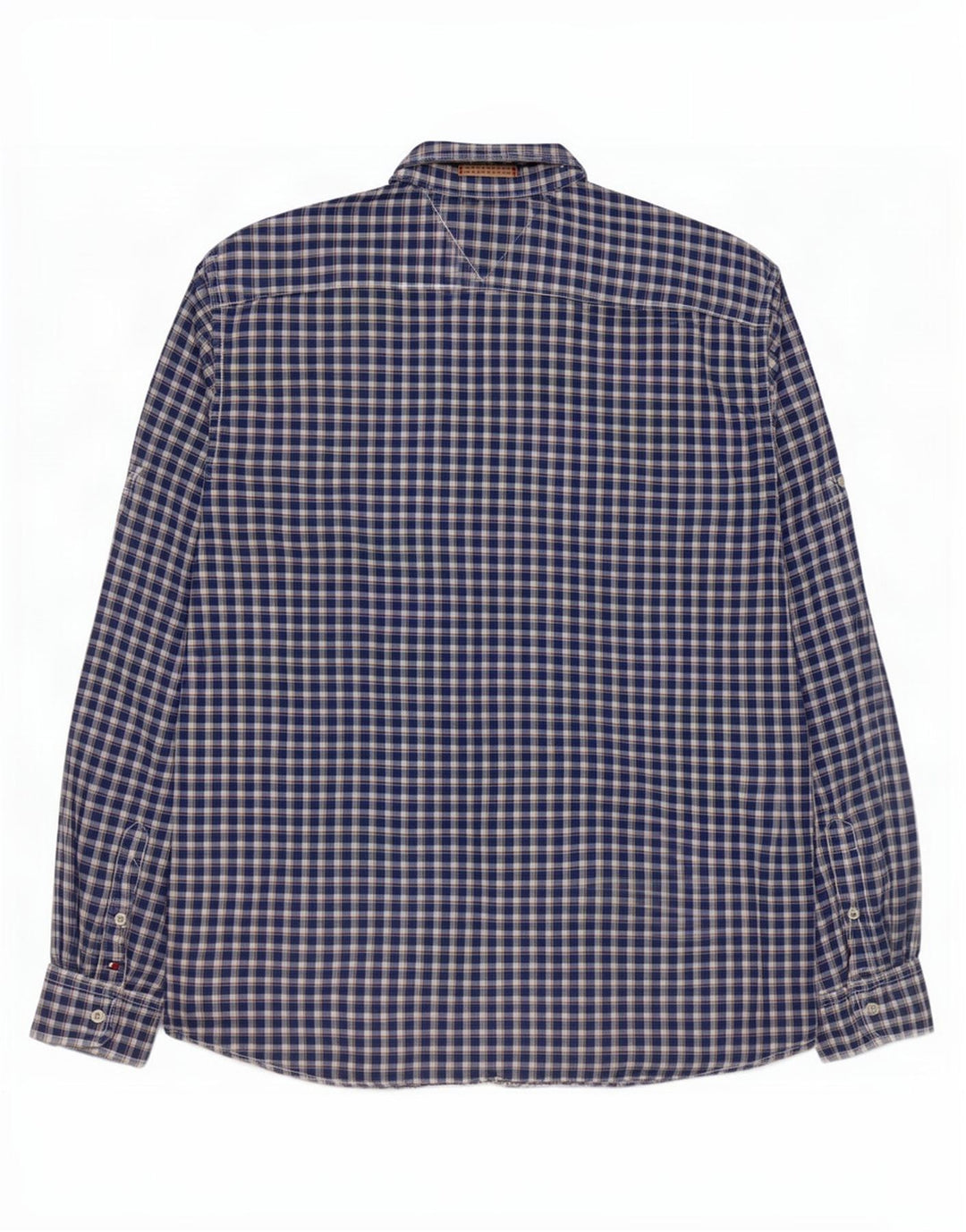 Camicia Tommy Hilfiger da uomo vintage fit XL blu a quadretti