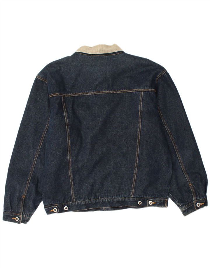 JOHN BANER Mens Denim Jacket UK 40 Large Blue Cotton