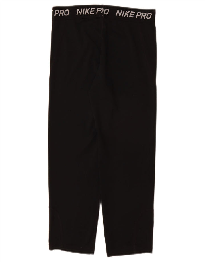 Pantaloni da tuta con grafica NIKE per ragazze 7-8 anni in poliestere nero