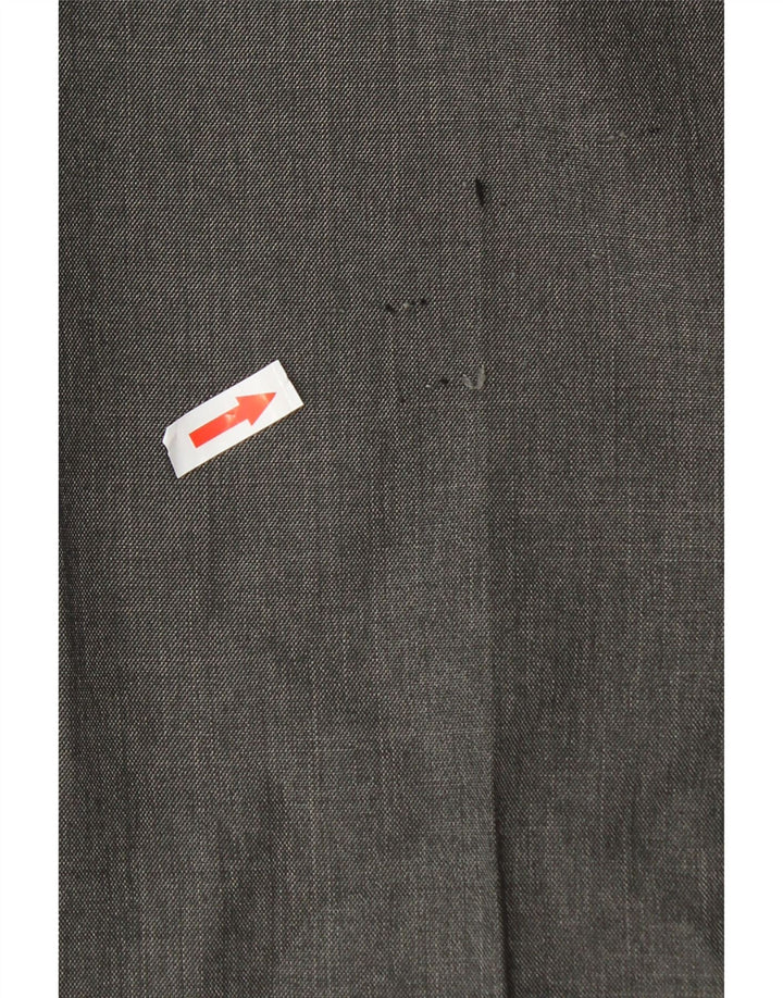 Pantaloni da abito vestibilità regolare Marks & Spencer da uomo W38 L29 poliestere grigio