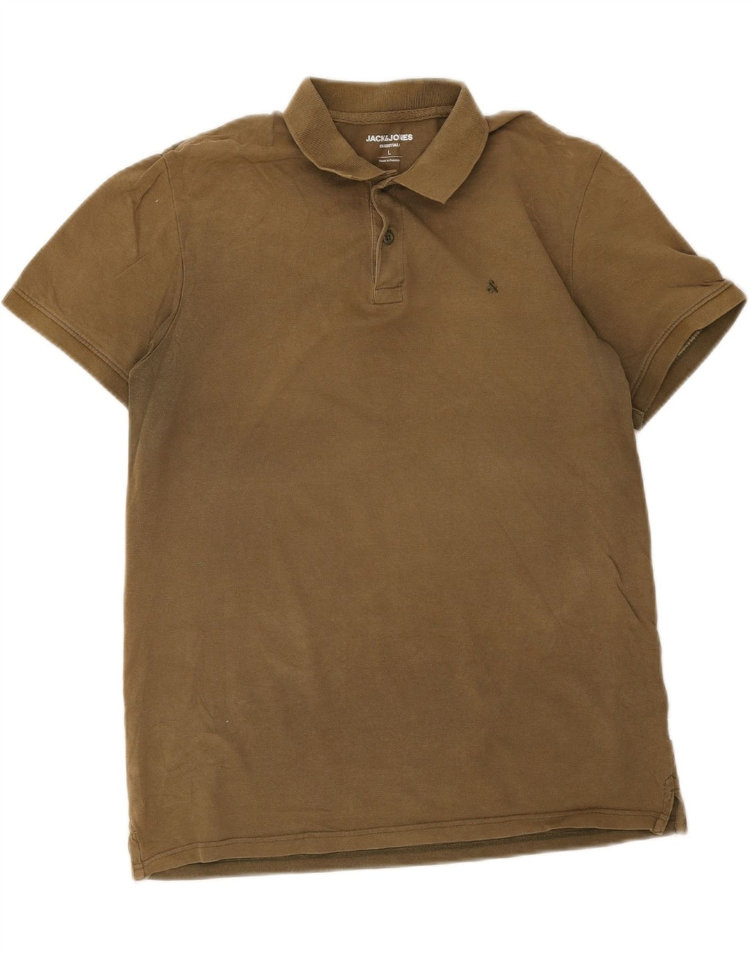 Polo da uomo Jack & Jones grande color kaki