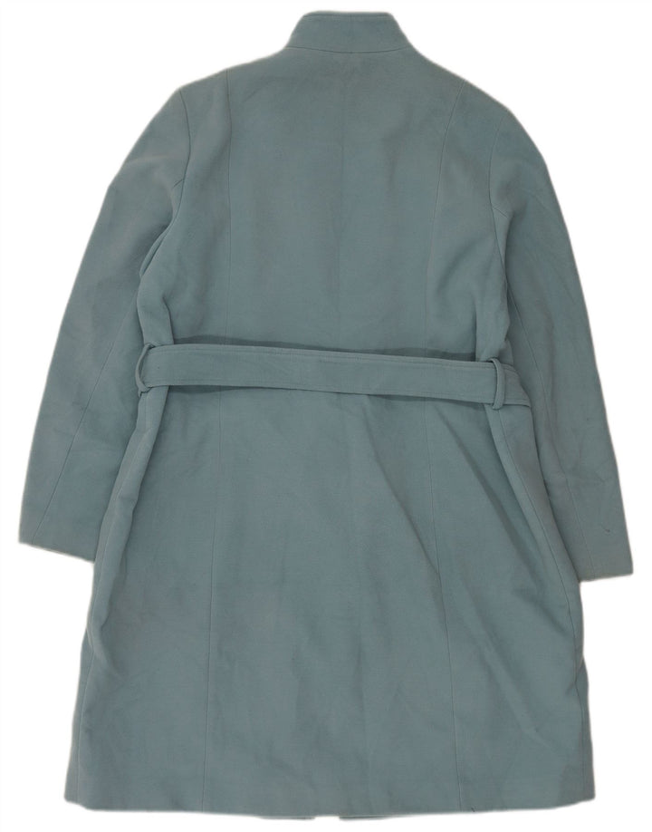 Cappotto da donna Marks & Spencer vestibilità ampia UK 18 XL poliestere blu