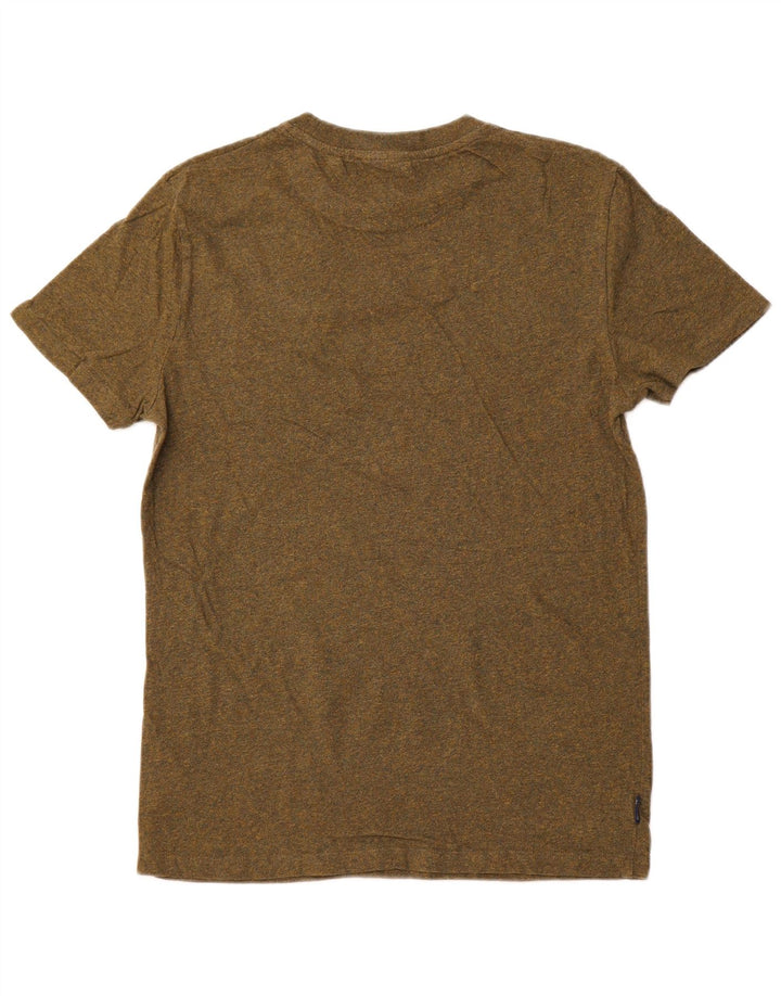 T-shirt da uomo SUPERDRY Top in cotone kaki medio