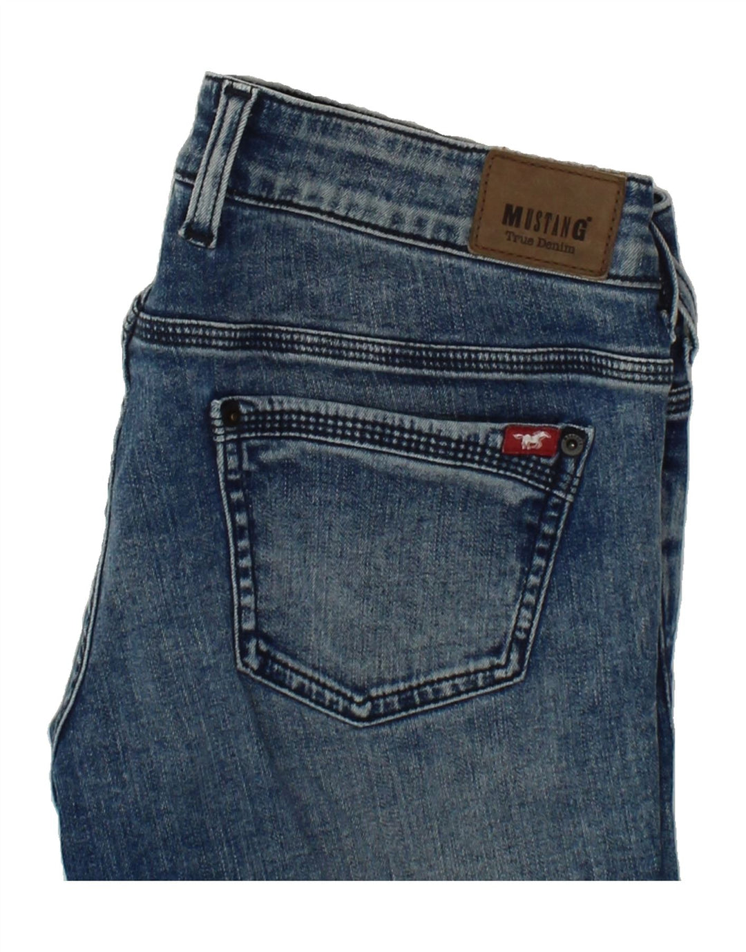 MUSTANG Womens Skinny Jeans W28 L32 Blue Cotton Vintage Mustang and Second-Hand Mustang from Messina Hembry 