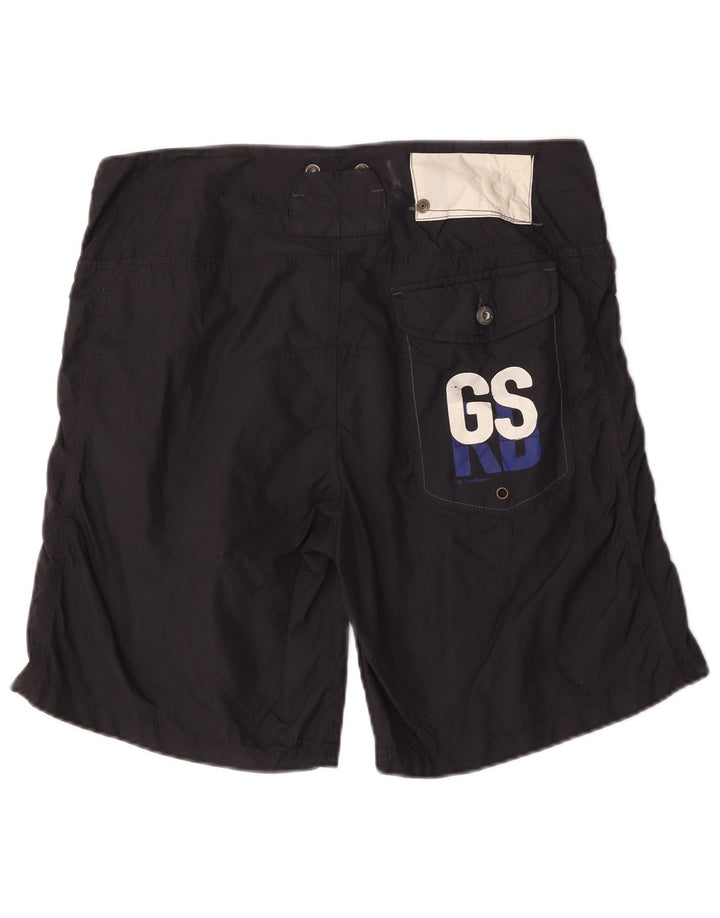 Pantaloncini da bagno da uomo G-Star grandi in nylon color block blu navy
