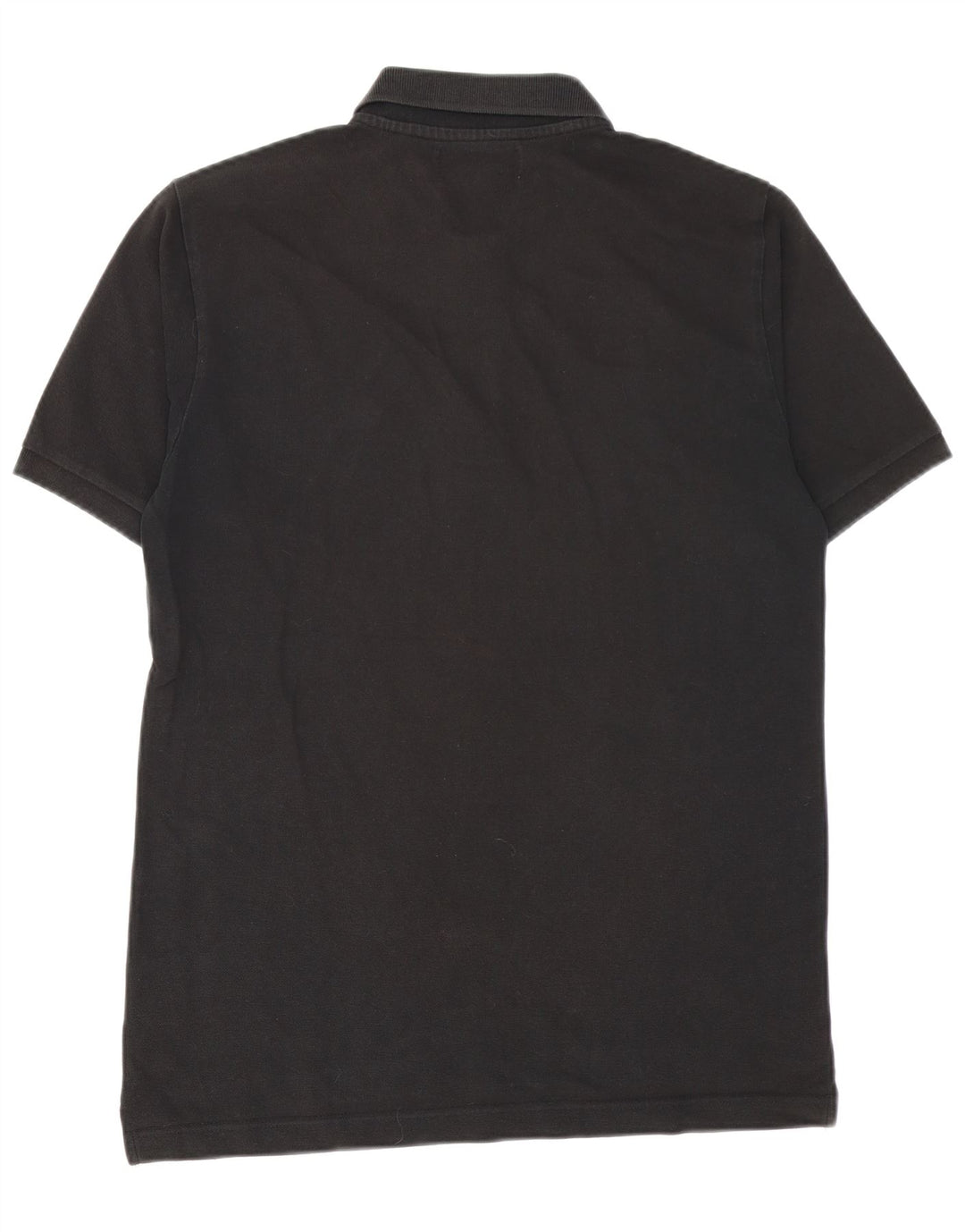 Polo Kappa Uomo Media Nera In Cotone