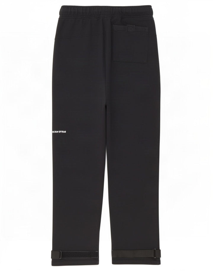 Pantaloni della tuta da uomo Zara grandi in cotone nero