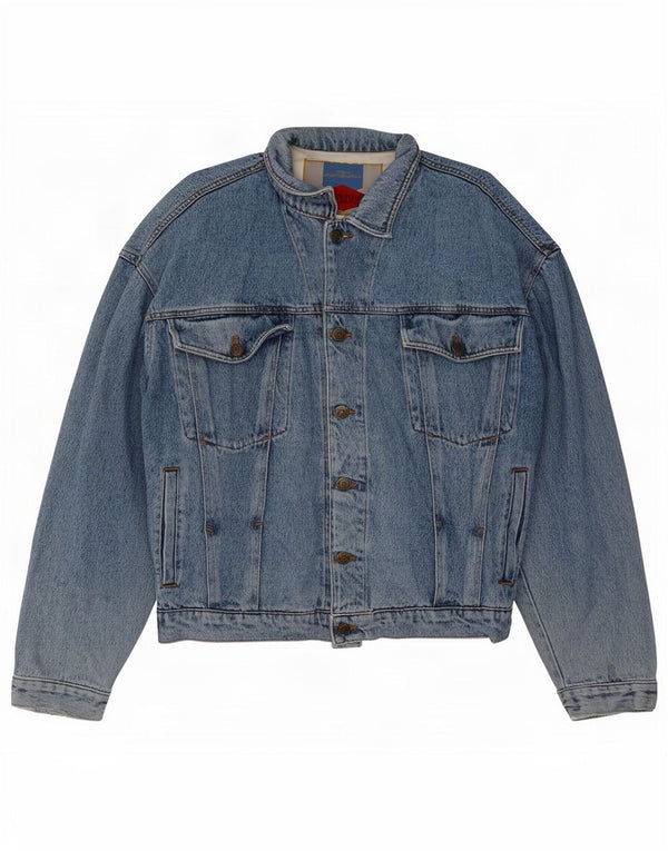 Giacca di jeans da uomo POP 84 UK 40 grande blu