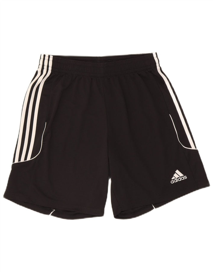 Pantaloncini sportivi Adidas Climalite da uomo grandi in poliestere nero