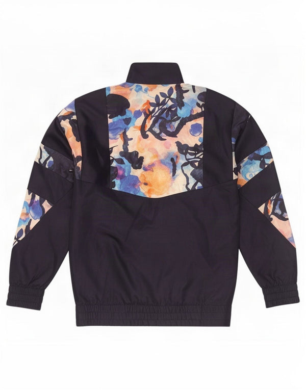 Giacca da tuta da ragazzo Adidas 13-14 anni in poliestere color block nero