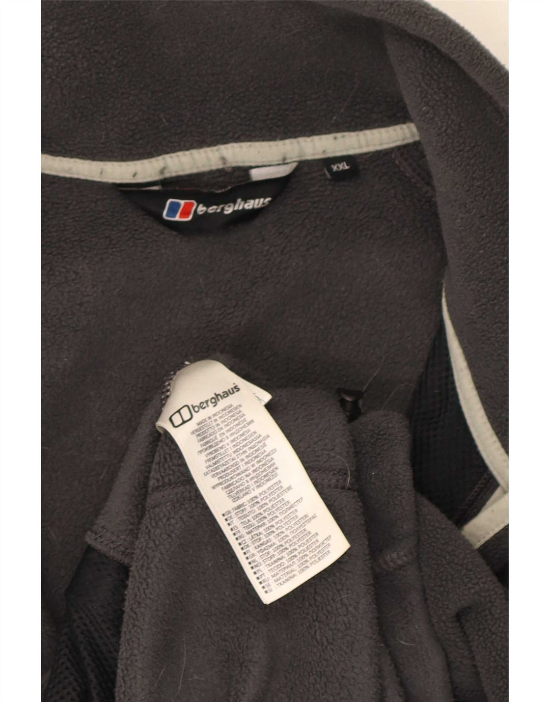 Giacca in pile da uomo Berghaus UK 44 2XL Poliestere grigio